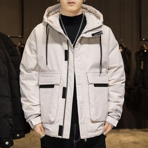 Autumn Winter Down Jacket Men Casual Hooded Ultra Light Parka Coat Portable Outwear Male Windproof White Duck Down Jacket 3XL