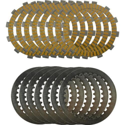 A set Motorcycle Engine Parts Clutch Friction Plates Kit & Steel Plates For YAMAHA FZ1000 2008