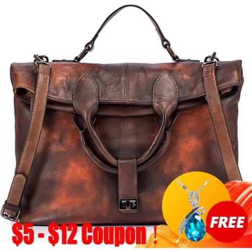 CGA 2021 New Genuine Leather Solid Casual Tote Mens Business HandbagsCrossbody Shoulder Bags For Women Briefcase Messenger Bag