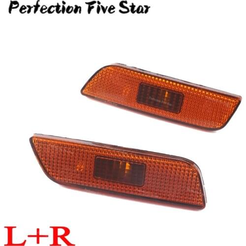 Front Right Left Side Marker Turn Signal Indicator Lamp Light Lens For Volvo S80 2002 2003 2004 2005 2006 30744361 30744361