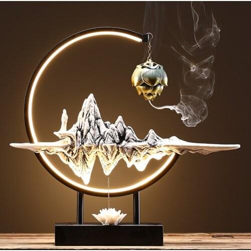 Hanging Backflow Incense Burner Personality Household Creative Zen Incense Burner Sandalwood Agarwood Encensoir Home Decor DG50X
