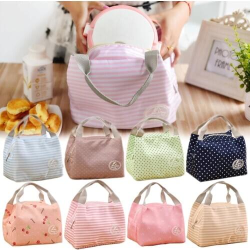 Portable Thermal Insulated Outdoor Picnic Lunch Bag Box Storage Pouch Handbag