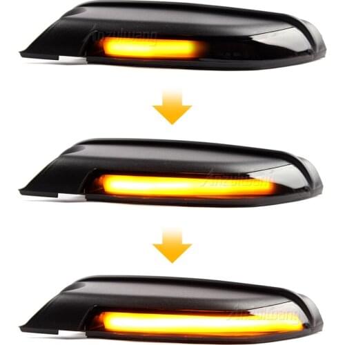 LED Side Wing Dynamic Turn Signal Light Rearview Mirror Indicator For VW Polo MK4 FL 2005-2009 for Skoda Octavia 2006-2010