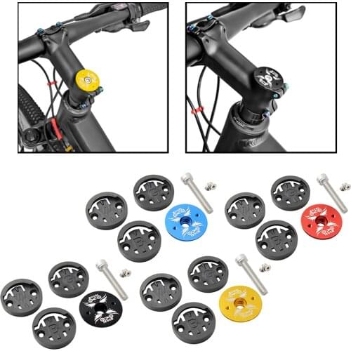 Bike Stem Top Cap Computer Stopwatch Mount Holder Garmin//WAHOO Adapters