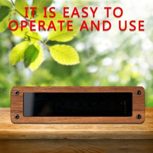 Mini Vintage VFD Clock Vacuum Fluorescent Display Tube Desk Mantel Shelf Clocks Desktop Electronic Table Clocks