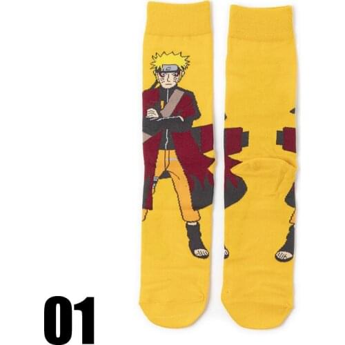 High Quality Anime Uzumaki Akatsuki Cosplay Socks Japanese Cotton Sock Kawaii Ankle Long Warm Socks for Men Women