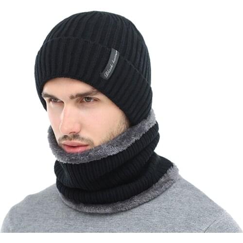 Winter Hats For Men Women Skullies Beanies Mens Winter Knitted Hat Cap Fashion Scarf Sport Gorras Bonnet Warm Thick Beanie Hat