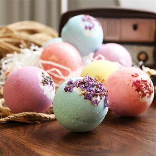 1pcs Bathing Bombs Explosion Ball Deep Sea Bath Salt Body Essential Oil Bath Ball Natural Bubble Bath Bombs Ball Bathing Tools