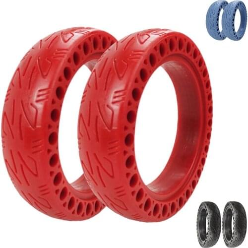2PCS 8.5 Inch Electric Scooter Solid Tyre Honeycomb Absorber Rubber Tire Durable Shock Tyre for Xiaomi M365 Pro