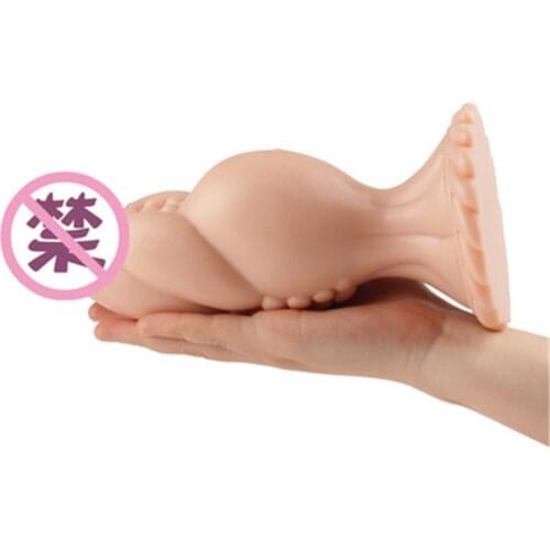 New Odd Head Mimics Penile Suction Cup Dildo With large Penis Anal Sex Toy Anal Big Butt Plug Toy Female Masturbation Sex Toys