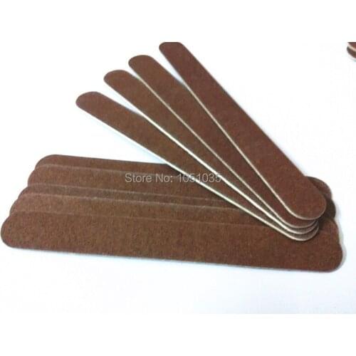 Free Shipping 50 PCS wooden emery board Wood nail Files 5" nail file Manicure tool 180/180