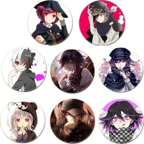 Free Shipping Anime Danganronpa :Trigger Happy Havoc Monokuma Brooch Pin Badge Accessories For Clothes Backpack Decoration Gift