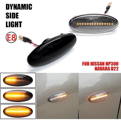 For Nissan Navara D22 NP300 98-05 Datsun Frontier Fiera PickUp Terrano Skystar Car Side Marker Lamp Indicator Repeater Light