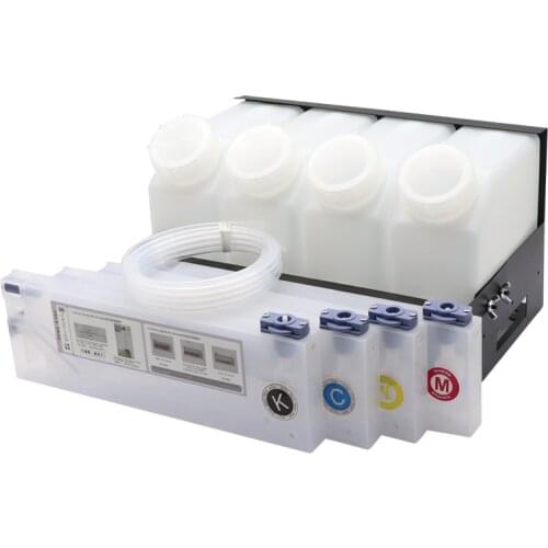 NEW Free Shopping Eco solvent printer roland Mimaki JV33 bulk ink system for JV33 JV5 JV3 TS3 (4 cartridge 220ml+ 4 bottles )