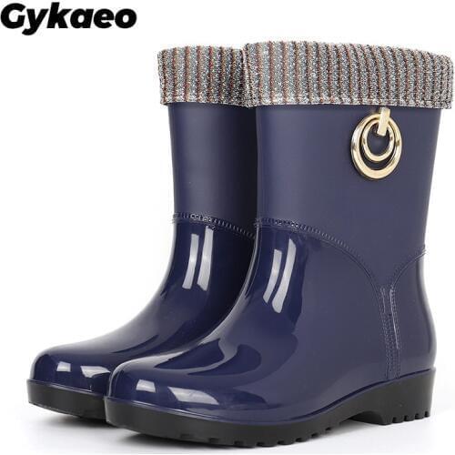 Женские резиновые сапоги Gykaeo China At AliExpress