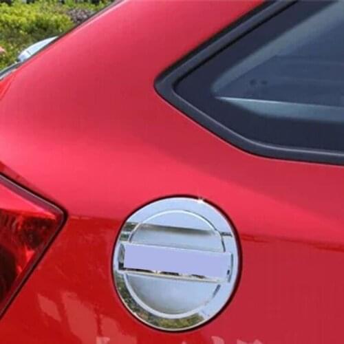 For 2012-2017 Skoda Rapid ABS Chrome Fuel Cap Gas Tank Cover Gas Cap Cover Protector Trim Sticker Exterior Car Styling Accessory