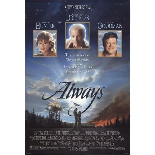 Always 1989 Movie Rolled Fine Very Good Wall Sticker Silk Poster Art Light Canvas Home Decoration