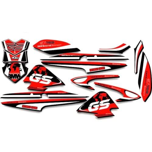 Motorcycle Whole Vehicle Sticker Decals Stickers For BMW F700GS F700 GS one set Full car sticker
