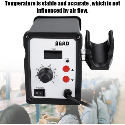 Soldering Desoldering Station 858D 220V/110V 700W Adjustable LED Digital Welding Rework Station for BGA SMD Repair Solder Tools