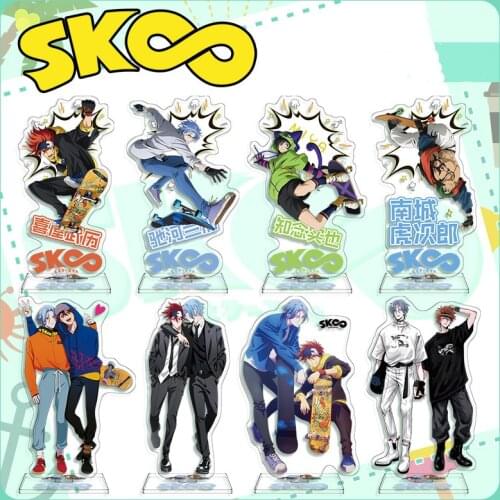 SK8 the Infinity Anime Figure Acrylic Stand Model Toy Hasegawa Langa Kyan Reki Action Figures Decation Anime Lover Birthday Gift