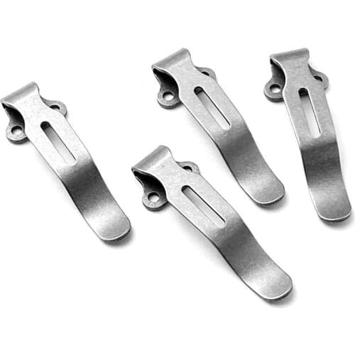 Steel belt clip Folding Pocket Knife Back knife Back Tool DIY Custom Clip Knife535 Clip Accessory For Butterfly h P9Z0