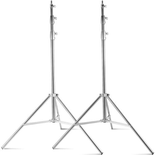 1/2pcs 2.8M Heavy Duty Stainless Steel Professional Light Stand Photography Studio Support Tripod for Flash Light Softbox