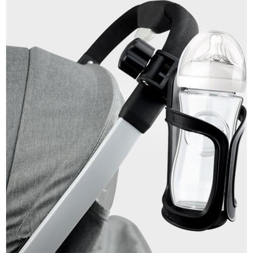 Universal Kids Newborn Baby Bottle Holder Pram PVC Stroller Bike Milk Bottle Cage Water Cup Holder Rack 14cm x 7cm x 7cm New