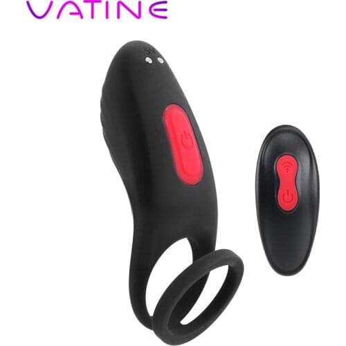 VATINE 9 Speed Penis Ring Vibrator Vibrating Cock Ring Sex Products for Adults Sex Ring Cockring Sex Toys for Men Couples