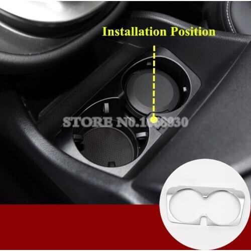 Inner Console Water Cup Holder Trim Cover 1pcs For Benz V-Class W447 2014-2018 Car accesories interior Car decoration