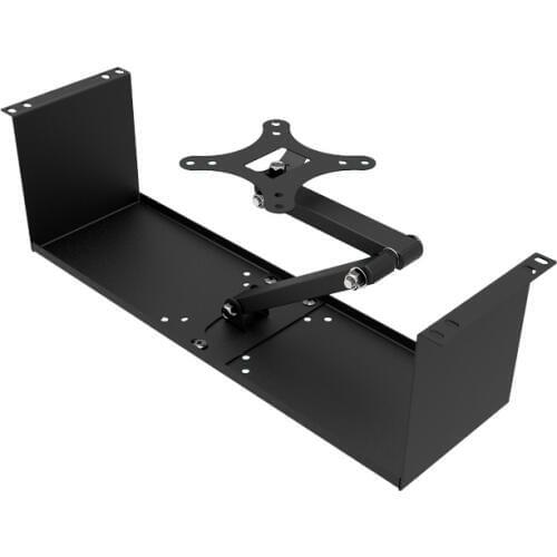 High quality 19" RACK LCD monitor mounting bracket / embedded industrial control monitor LED display panel