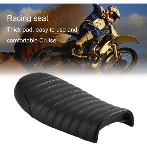 2021 Motorcycle Retro Seat Cushion Vintage Comfortable Hump for Cafe Racer CG125 Motorbike Honda Motorcycle Seat Cushion