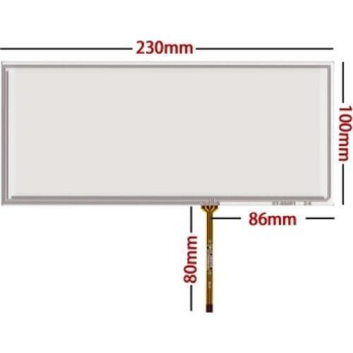 230*100 new 8.8 inch resistance touch screen upgrade with touch screen