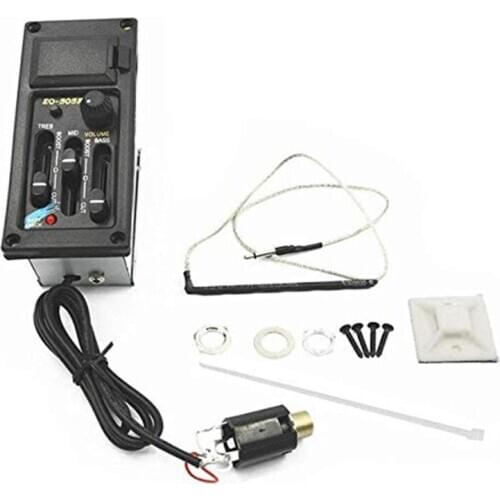 Acoustic Guitar 3 Band Preamp Amplifier Equalizer EQ 505R Pickup Piezo Parts