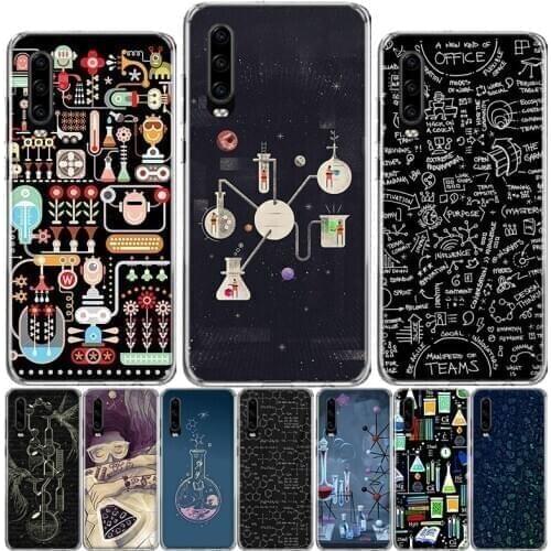Biology and Chemistry Phone Case For Huawei P40 P30 P20 P10 Mate 10 20 30 Lite Pro P Smart Z Plus 2019 Cover Shell Coque