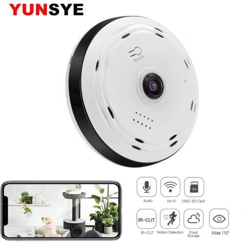 YUNSYE 360 Degree Home Security IP Camera 960P/1080P Smart Panorama IPC P2P Wireless Fisheye Lens CCTV Wifi Camera Baby Monitor