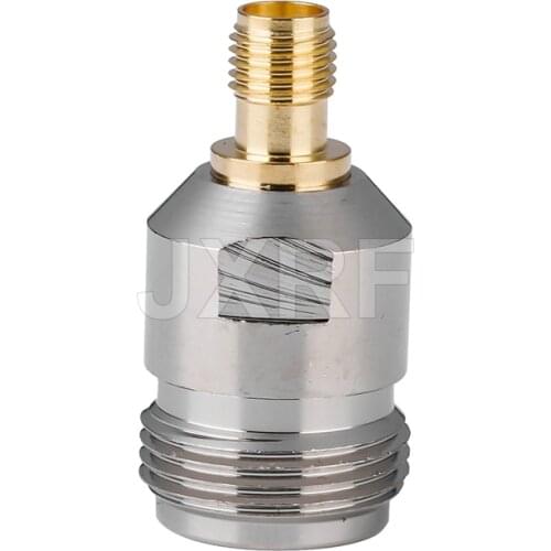 JX RF Connector SMA Female to N Female Coaxial Adapter