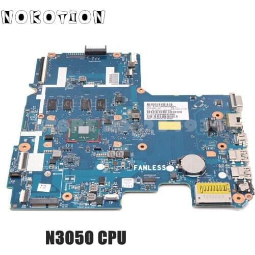 NOKOTION 814050-001 MAIN BOARD For HP Pavilion 14 14-AC159NR Laptop Motherboard SR29H N3050 CPU 2GB RAM Memory