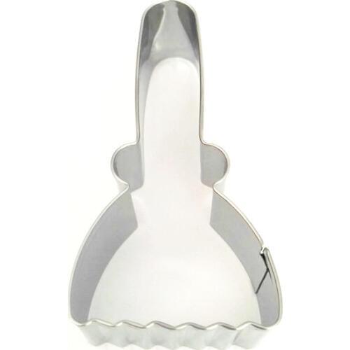 Witch Broom Stainless Steel Cookie Cutter Halloween Broomstick Cake Biscuit Cookie Tools Baking Accessories