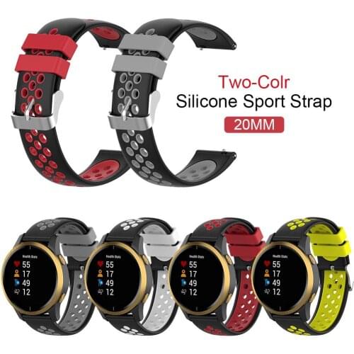 Soft Watch Band Silicone Band For Garmin Venu Fenix 5s for Amazfit GTS Smart Watch Strap Wristband for Samsung Gear S3 Watch