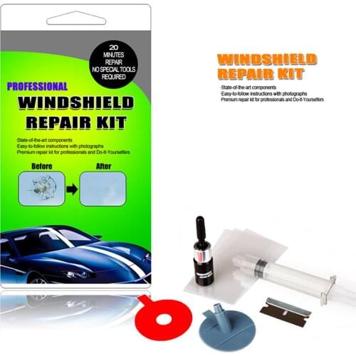 DIY Car Windshield Repair Kit Tools Auto Glass Windscreen Repair Windshield Repair Injector Decorative Stickers Car Accessories