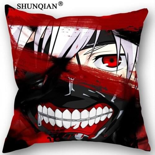 New Nice Tokyo Ghoul Anime Pillowcase Wedding Decorative Pillow Case Customize Gift For Pillow Cover 18-3-15
