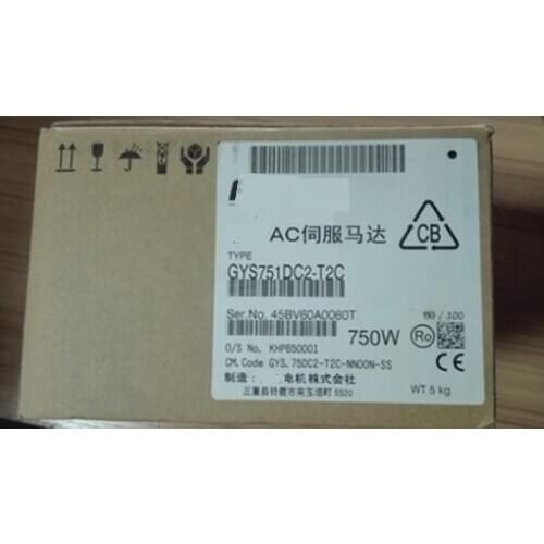 New and Orginal GYS751DC2-T2C GYS751DC2T2C Servo Motor