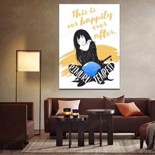 Rimuru Tempest Anime Poster Canvas Wall Art Painting Decor Pictures Bedroom Study Living Room Home Decoration Prints