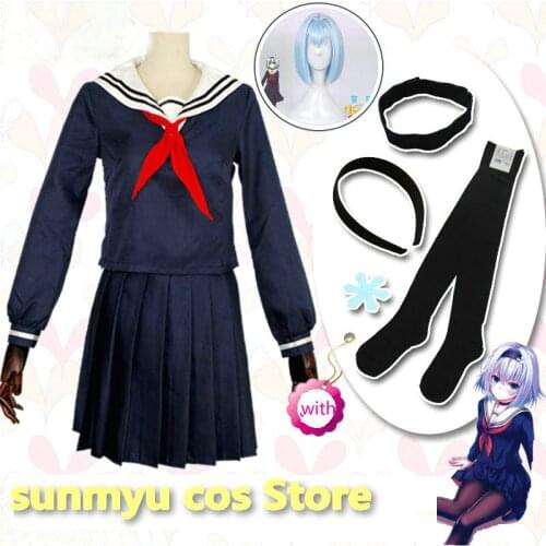 Ryuuou no Oshigoto! Sora Ginko girls school uniform Cosplay Costume Halloween