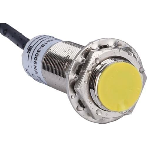 M8 M12 M18 Standard Inductive Proximity Sensor Waterproof LJ8 LJ12 LJ18 Three-wire PNP NO Two-wire DC 6-36V Detection Switch