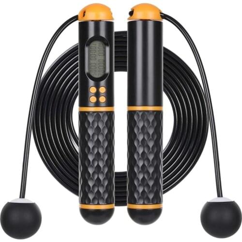 Smart Jump Rope Digital Skipping Ropes with Anti-Slip Hand Grip Crossfit Speed Jump Rope with Counter Fitness Entertainment