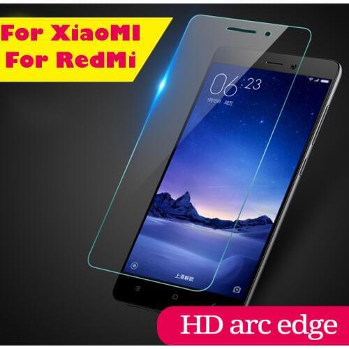 For Redmi 4 4X 4A 5 6 pro Tempered Glass For Xiaomi a1 Redmi Note 5A HD Explosion-proof Scratch-resistant Screen Protective Film