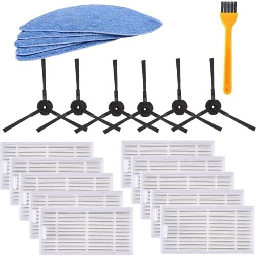 Vacuum Robot Cleaner Parts Side Brush Mop Hepa Filter for Ilife V5 V5S V3 V3S V5Pro V50 V55 X5 V5S Pro