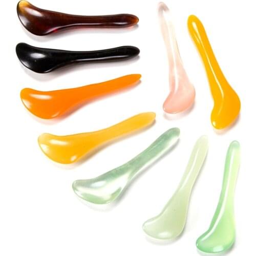 1PCS Gouache Scraper Facial Massager Eye Scraping Face Massage Meridian Therapy Guasha Board Body Health Care Gua Sha Plate Tool