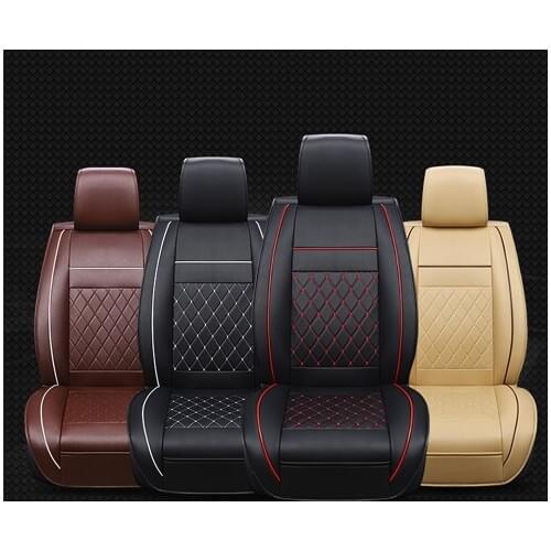1pcs All Car Fashion Luxury PU Leather Support Pad Universal Car Seat Cushion Car Accessories Car Styling 2019